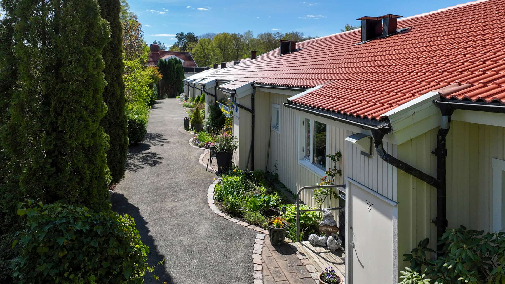 Åsvägen, radhusområde